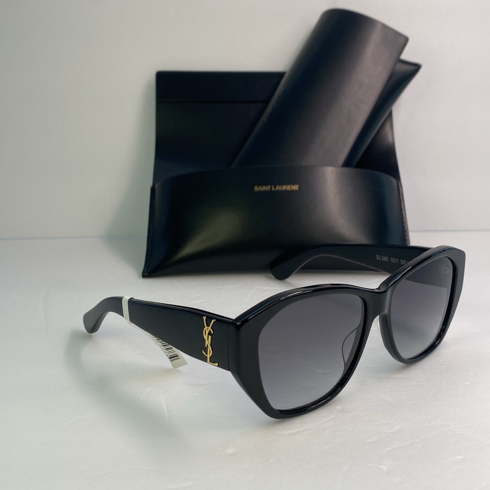 New 💯 Original  SAINT LAURENT  SLM8/F Sunglasses Black